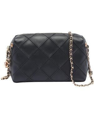 Tory Burch Small Fleming Crossbody Bag - Black