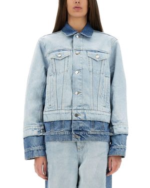 Stella McCartney Layered Denim Jacket - Blue