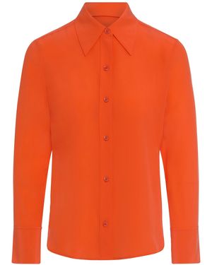 Equipment Silk Shirt - Orange