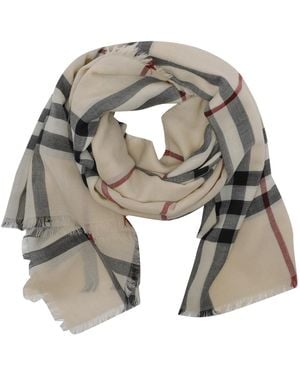 Burberry Scarfs Wool - Gray