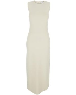 Max Mara Dress Angus Viscose Blend - White