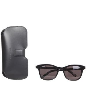 Saint Laurent Saint Laurent 671643_Y99011000 Round Shape Sunglasses - White