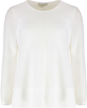 Vince Cotton Blend Blouse - White