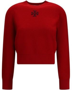 Tory Burch Wool Jumper - Red
