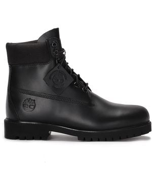 Timberland Heritage 6 Inch Lace Up Waterproof Boot - Black