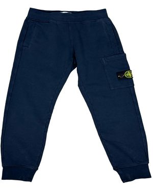 Stone Island Trousers 100Co - Blue