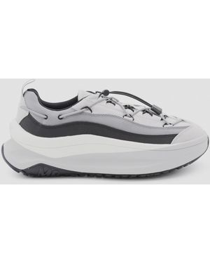 Moon Boot Trainers Sole Rubber Cover Tex Leather - Grey