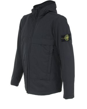 Stone island black zip hoodie sales