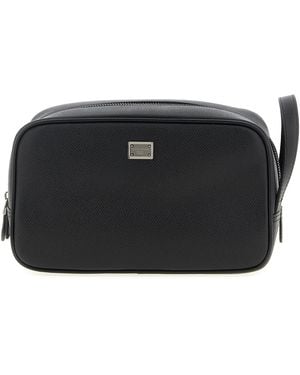 Dolce & Gabbana Calfskin Leather Wallet - Black