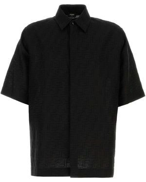 Tシャツ・カットソー FENDI Embroidered viscose blend shirt (FS1248AR6B F1O0X) Fendi Embroidered Viscose Blend Shirt | italist