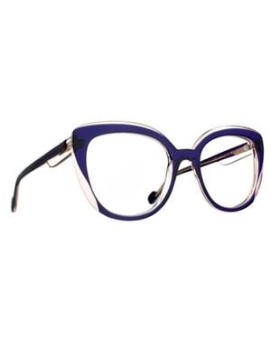 Caroline Abram Olga 771 Peach Glasses - Blue