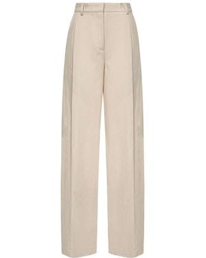 ANDAMANE Tracy Cotton Trousers - White