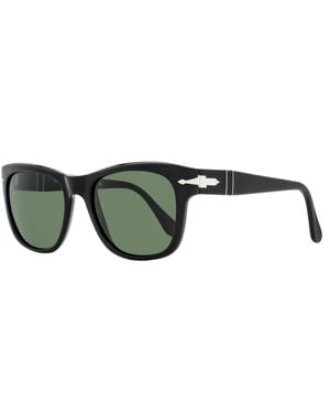 Persol Large Square Sunglasses Po3313S 95-31 55Mm Plastic (Acetate) - Green