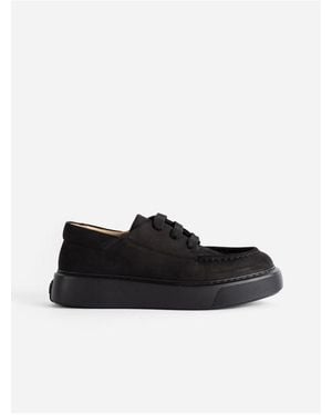 Referenc Tahoe Grained Nub Sneaker - Black