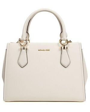 Michael Kors Satchel Bag Leather Satchel-Bags - White