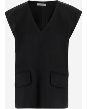 By Malene Birger Cilia Wool Vest - Black