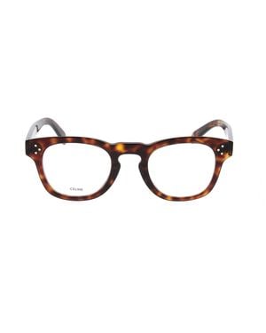 Celine Square Frame Glasses - Black