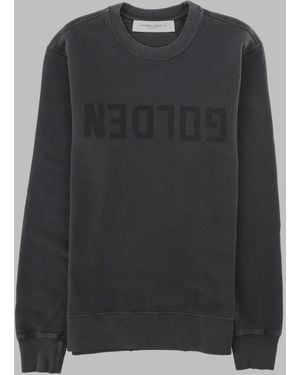 Golden Goose Sweatshirt Regular Fit Cotton Jumpers - Black