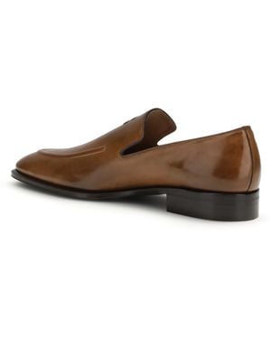 Miu Miu Leather Loafers Calf - Brown