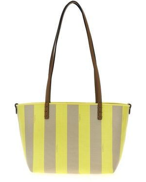 Fendi Reversible Jacquard Shopping Tote - Yellow