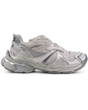 Balenciaga Runner 2 Low-Top Nylon Trainers - White