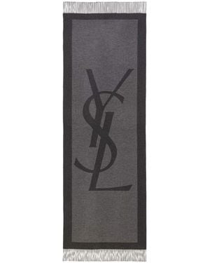 Saint Laurent Scarfs - Grey