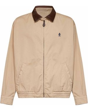 Prada Bomber Jacket Cord Cotton - Natural