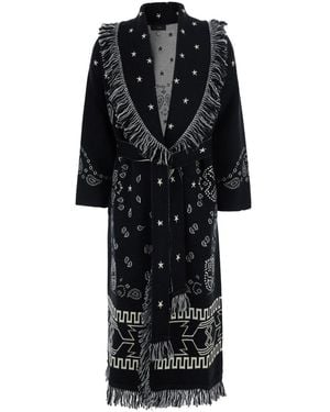 Alanui Coat Bandana Jacquard Tops - Black