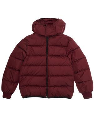 Gucci Down Jacket With Fixed Hood Polyamide Padded - Red