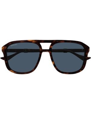 Gucci Gucci Gg1494S Linea Web 002 Havana Sunglasses - Black