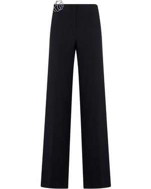 Blumarine Straight Pants Polyester - Blue