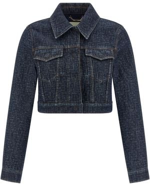 Fendi Denim Cotton Jacket - Blue