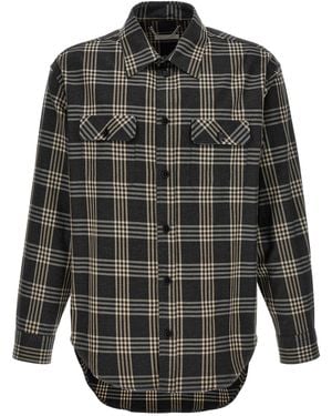 1989 STUDIO Logo Shirt Cotton Shirt, Blouse - Black