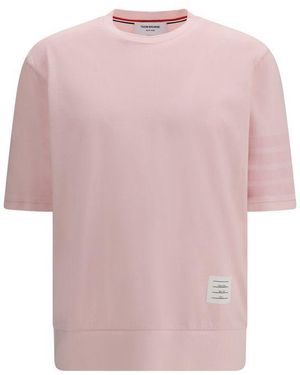 Thom Browne Multicolour Cotton T - Pink