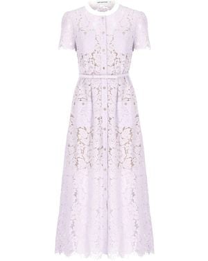 Self-Portrait Lace Dress - Pink