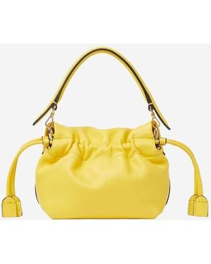 Fendi Shoulder Bag Nappa Leather - Yellow