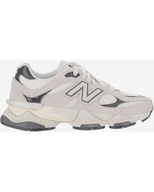 New Balance Trainers 9060 Suede/Mesh Trainers - White