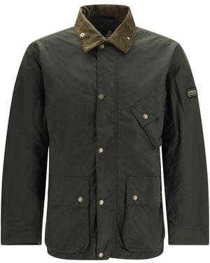 Barbour Brake Line Waxed Jacket Cotton - Black