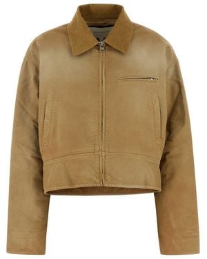 JW Anderson Zipped Padded Jacket - Natural