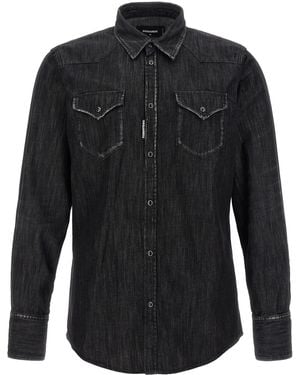DSquared² Classic Western Shirt - Black