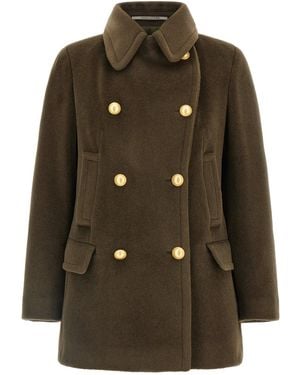 Tagliatore Blanche Coat - Green