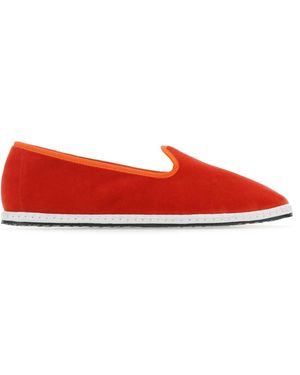 Vibi Venezia Velvet Mattone Furlane - Red