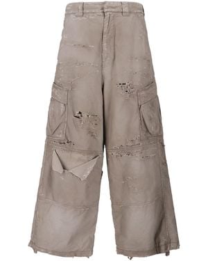 Balenciaga Deconstructed Wide Trousers - Grey