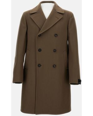 Tagliatore Unlined Coat Bruce Long - Brown