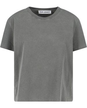 Our Legacy T-Shirts And Polos Cotton - Gray