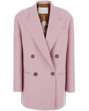 Tela Jacket Nomade-Sp Blazers - Pink