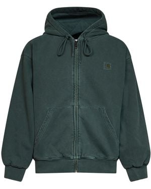 Carhartt Dark Scarab Hooded Vista Jacket Zip-Up Hoodie - Green