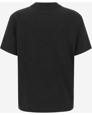Ami Paris Cotton T-Shirt T-Shirts - Black