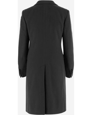 Tagliatore Single-Breasted Cashmere Coat - Black