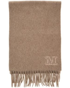 Max Mara Scarf Wsdalia Cashmere - Brown